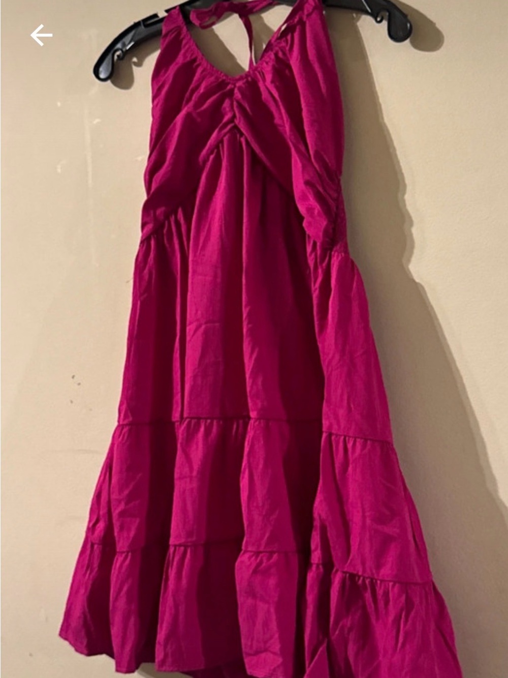 Women's Fuchsia Tiered Skirt